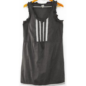 *Grey Converse Dress Sleeveless W/ Lace Sz S NWT*